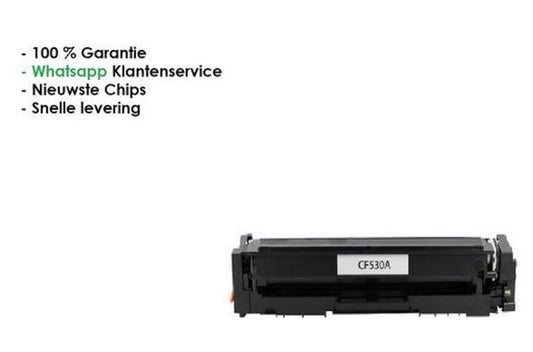 AtotZinkt - HP CF530A(205A) alternatief Toner cartridge Zwart Hoge capaciteit