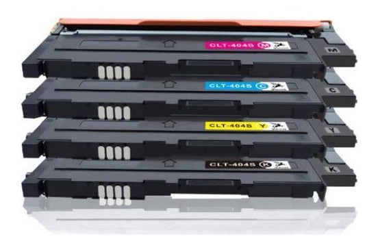 premium XL Multipack Laser toner cartridges voor Samsung CLT-K404S, CLT-C404S, CLT-M404S en CLT-Y404S | Geschikt voor Samsung SL C430, C430W, C430W, C480, C480FN, C480FW, C480W, Samsung Xpress C480, C480FN, C480FW, C480W, C430, C430W