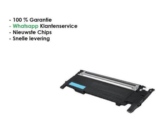 AtotZinkt Premium huismerk XL toner Samsung voor CLT -C 4072S / 407S cyaan/ Blauwe Toner cartridge voor Samsung