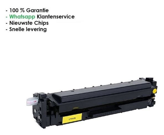 AtotZinkt Huismerk HP Y Yellow 412X/CF412X - Alternatieve Toner geel
