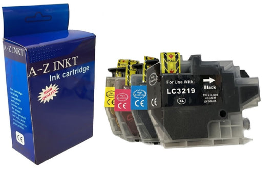 LC-3219XL AtotZinkt Huismerk Cartridge Brother LC 3219XL /LC-3217XL, multipack van 4 kleuren (1*BK, C, M en Y) voor Brother MFC-J5330 DW, J5730DW, J5930DW, J6530DW, J6535DW, J6930DW, J6935DW Hoge capaciteit XXL