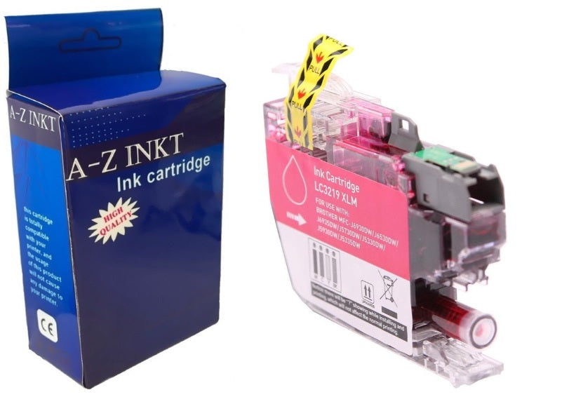 LC 3219 XL M AtotZinkt Premium Huismerk Cartridge Brother LC 3219XL /LC-3217XL M Magenta rood cartridge voor Brother MFC-J5330 DW, J5730DW, J5930DW, J6530DW, J6535DW, J6930DW, J6935DW Hoge capaciteit XXL