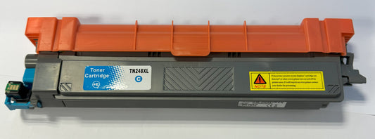 Atotzinkt toner Huismerk voor Brother TN248XL C/cyaan