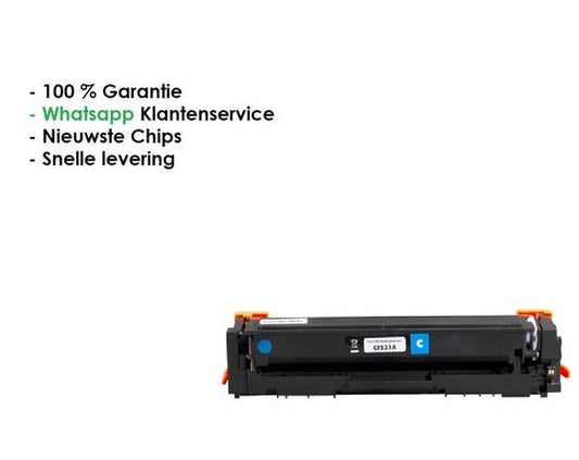 AtotZinkt Huismerk voor HP CF531A (205A) kleuren toner