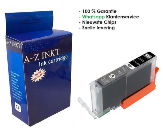 AtotZinkt inkt cartridge voor Canon 571 GY CLI-571XL grijs voor Canon Pixma MG-5700 MG-5750 MG-5751 MG-5752 MG-5753 MG-6850 MG-6851 MG-6852 MG-6853 MG-7700 MG-7750 MG-7751 MG-7752 MG-7753