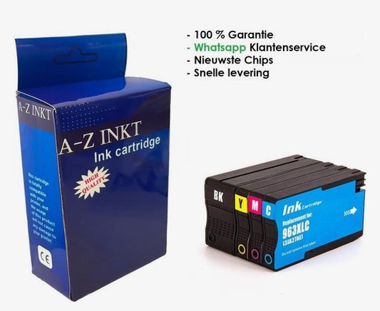 Premium Huismerk AtotZinkt voor HP 963XL BK/C/M/Y huismerk set van 4 cartridges