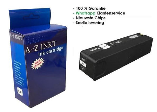 AtotZinkt Premium Zwarte cartridge voor HP 970 XL BK voor HP
