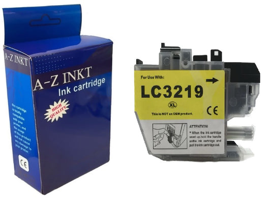 LC 3219 XL Y AtotZinkt Premium Huismerk Cartridge Brother LC 3219XL /LC-3217XL Y yellow geel cartridge voor Brother MFC-J5330 DW, J5730DW, J5930DW, J6530DW, J6535DW, J6930DW, J6935DW Hoge capaciteit XXL