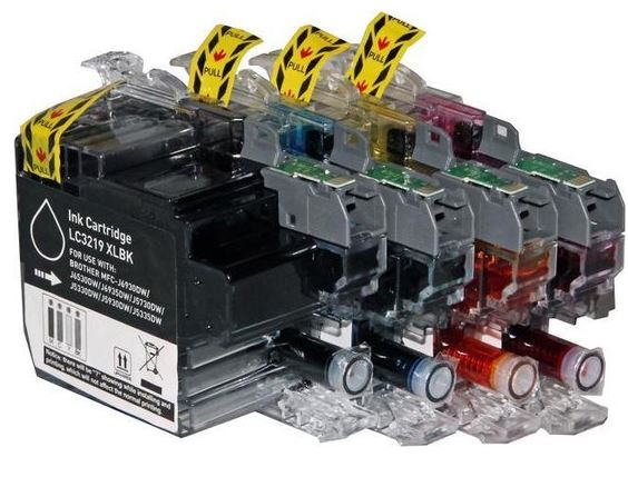 LC-3219XL AtotZinkt Huismerk Cartridge Brother LC 3219XL /LC-3217XL, multipack van 4 kleuren (1*BK, C, M en Y) voor Brother MFC-J5330 DW, J5730DW, J5930DW, J6530DW, J6535DW, J6930DW, J6935DW Hoge capaciteit XXL