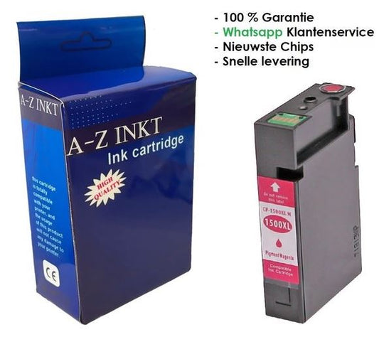 AtotZinkt Huismerk inktcartridge voor Canon | PGI-1500 M XL Magenta