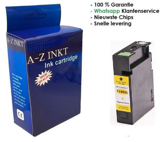 AtotZinktHuismerk XL cartdige voor Canon | PGI-1500 Y yellow XL geel voor Canon Maxify MB2050, MB2150, MB2350, MB2750 en MB2755