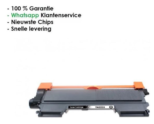 AtotZinkt Huismerk voor Brother TN-2220 Toner cartridge XXL Zwart